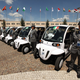 Illustration for article titled G8 Leaders Look Silly Shuttled Around In GEM Electric Cars